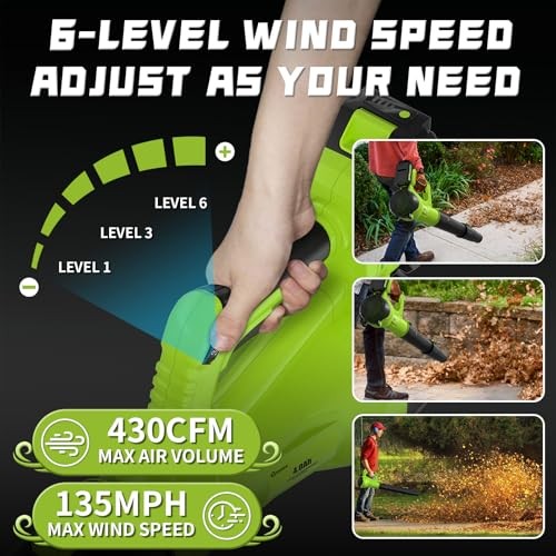 GREENER 21V LEAF BLOWER CORDLESS - GREEN