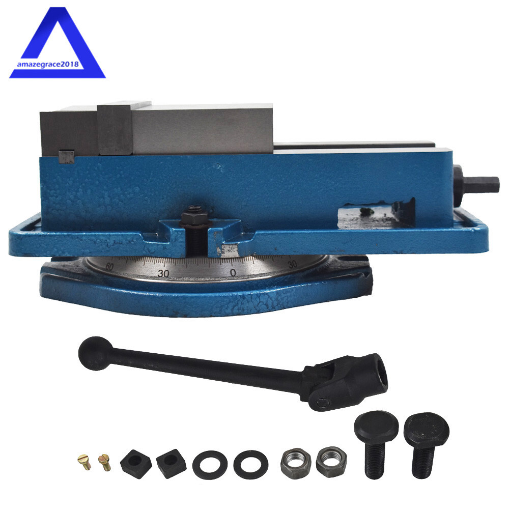 4 Inch Lockdown Vise Precision CNC Milling Machine Bench Clamp Vice With Base