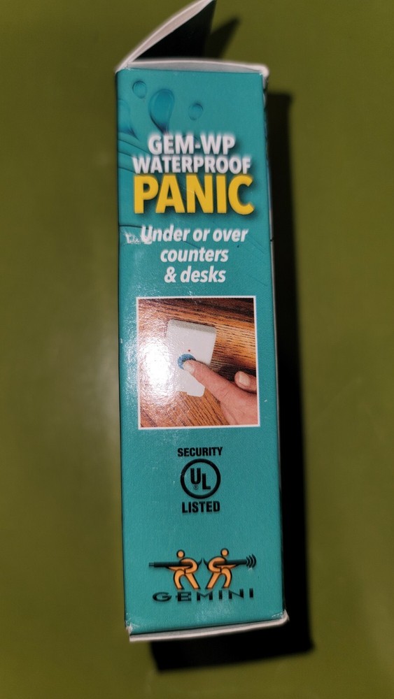 NAPCO GEMINI GEM-WP PANIC Wireless Waterproof Pendant Panic Button NEW