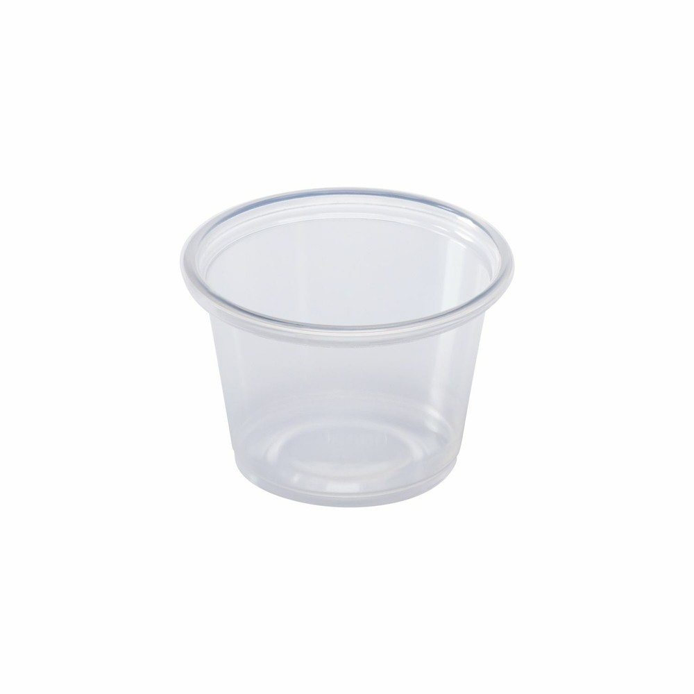 1 oz Clear TALL Portion Cups PP Plastics Condiments Jello Ketchup Testing Cups