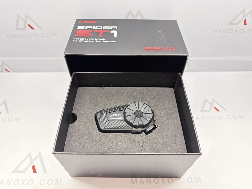 Sena Spider ST1 Motorcycle Mesh Communication System, Single Pack