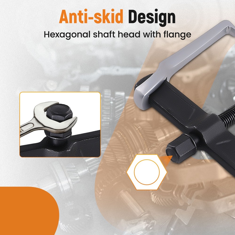 8" 2-Jaw Gear Puller Adjustable Bearing Puller Gears Removal Repair Hand Tools