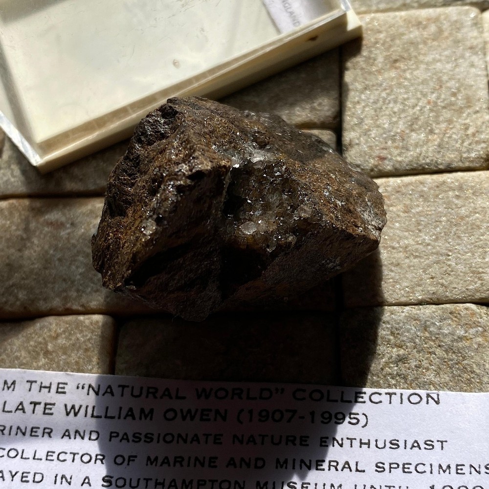 GOETHITE/QUARTZ FROM BOTALLACK MINE, CORNWALL 50g MF6686