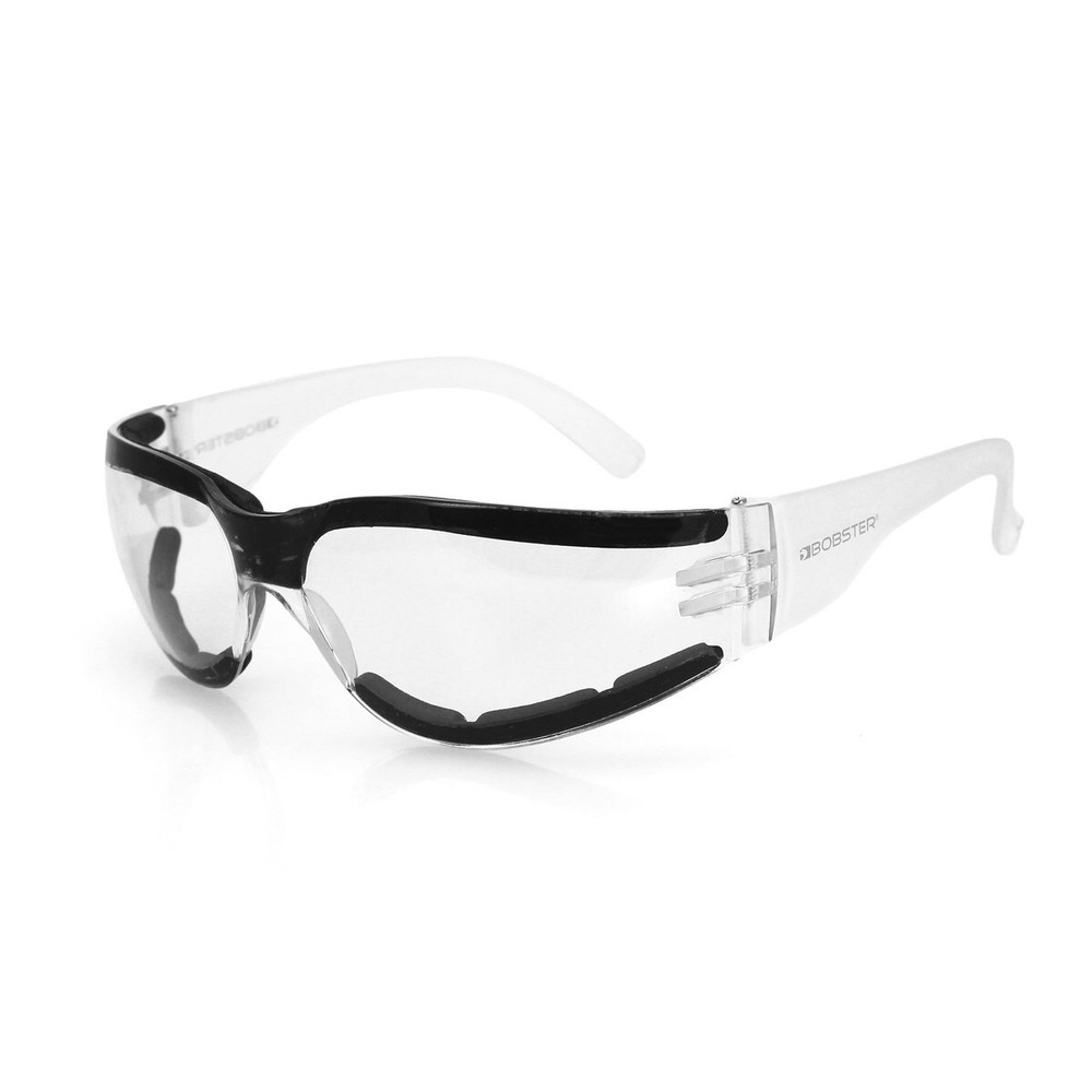 Bobster® Shield 3 Matte Clear Frame Clear Lens