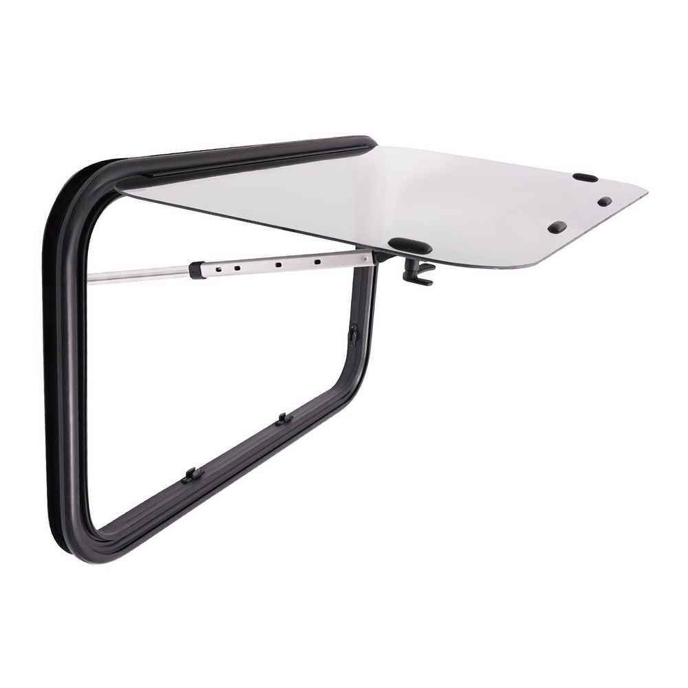 RV Exit Window RV Push Out Window Tempered Glass Camper Emergency Window 90*55cm