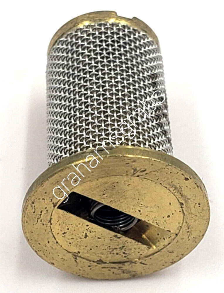 (8) TeeJet 4193B-5-50SS BRASS TIP STRAINER MESH SCREEN CHECK VALVE OPENS @ 5 PSI