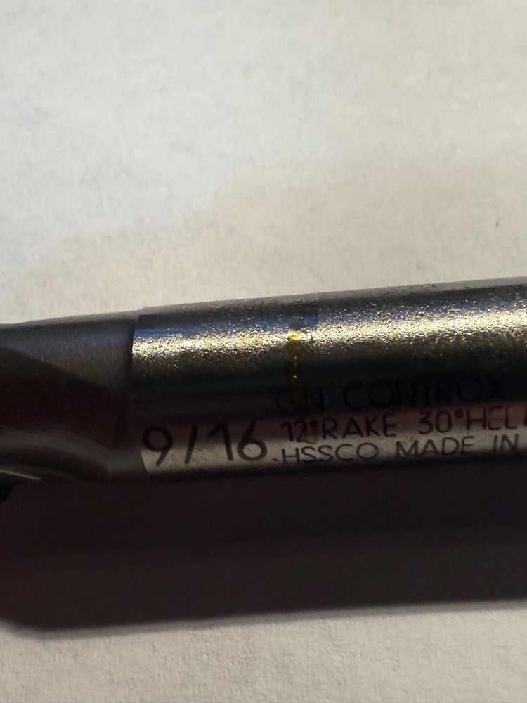Controx Cobalt 9/16 2Fl Endmill #232049