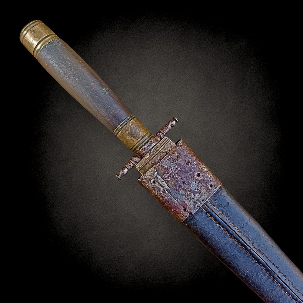 18th - 19th Century Spanish Dagger w Scabbard