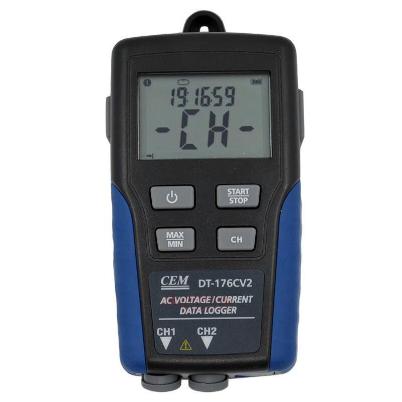 CEM DT-176CV2 AC Current and Voltage Datalogger Digital LCD Display