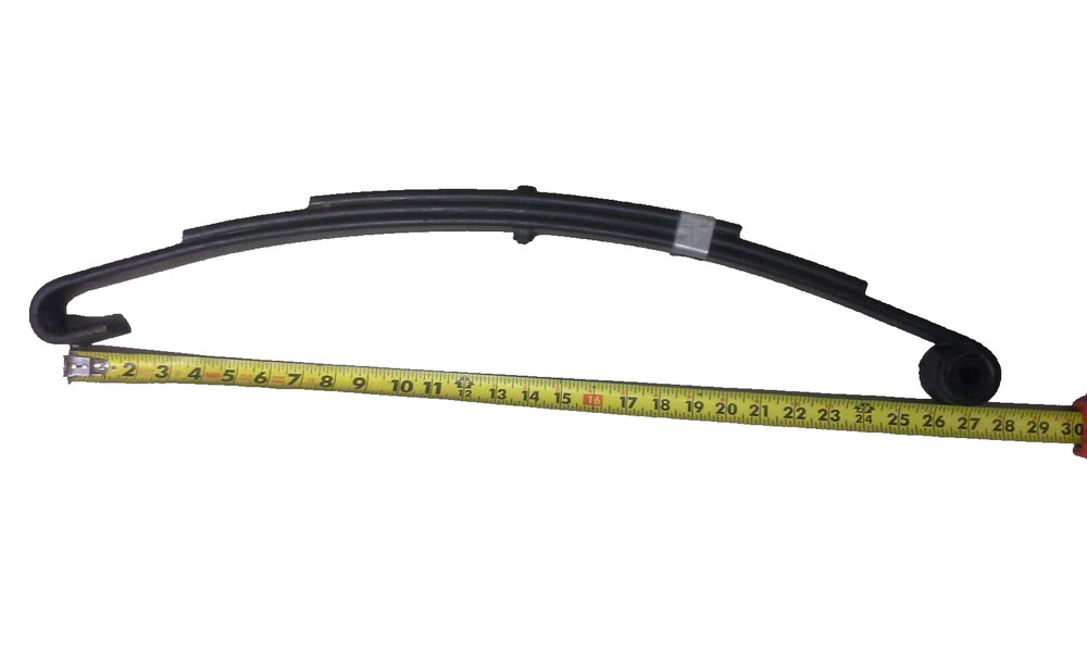 Slipper Spring, open end, Reverse hook, 26.5 3 leaf, 1750# 1.75 wide