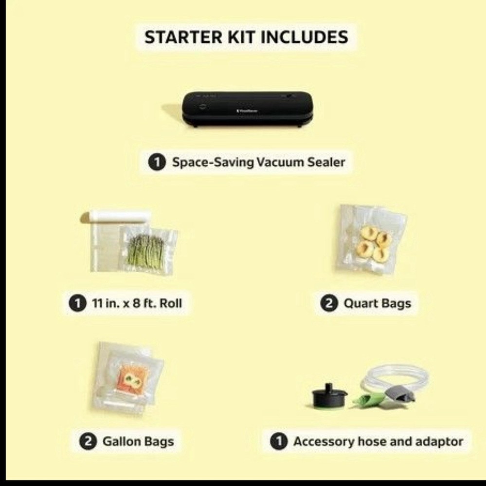 FoodSaver Vacuum Sealing System Starter Kit