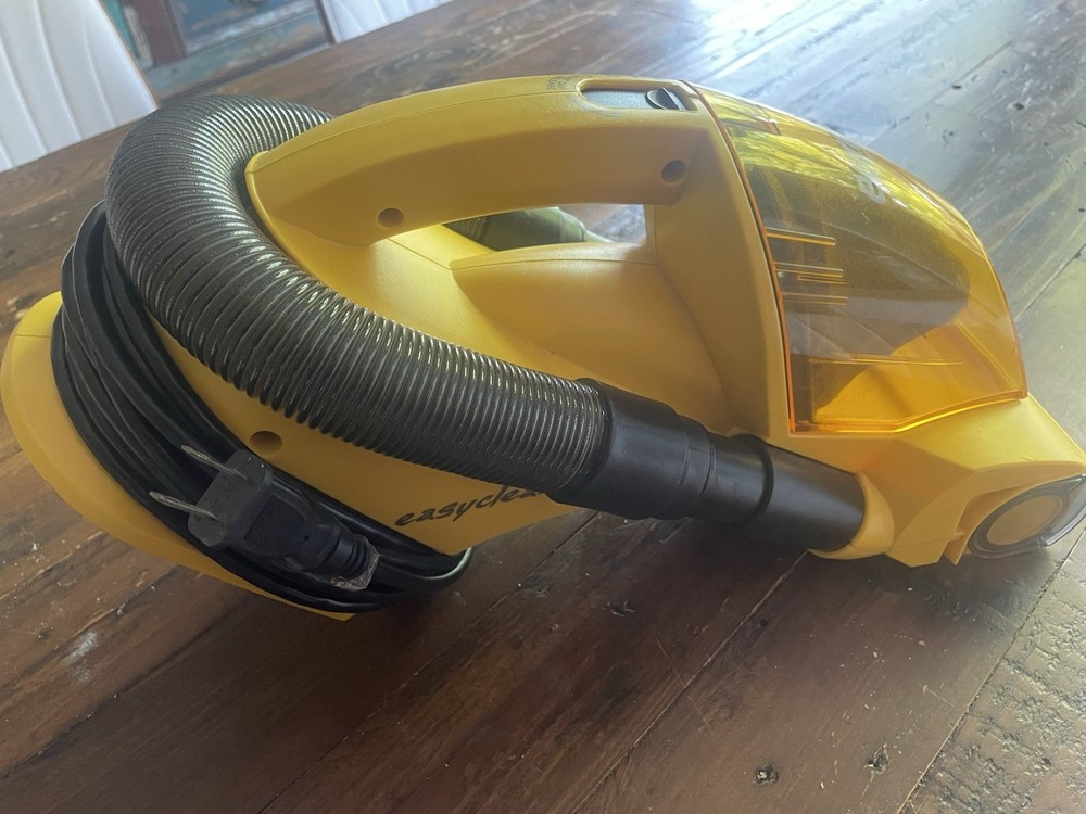 Eureka Model 71 EasyClean Yellow Handheld Vacuum Cleaner Tested EUC