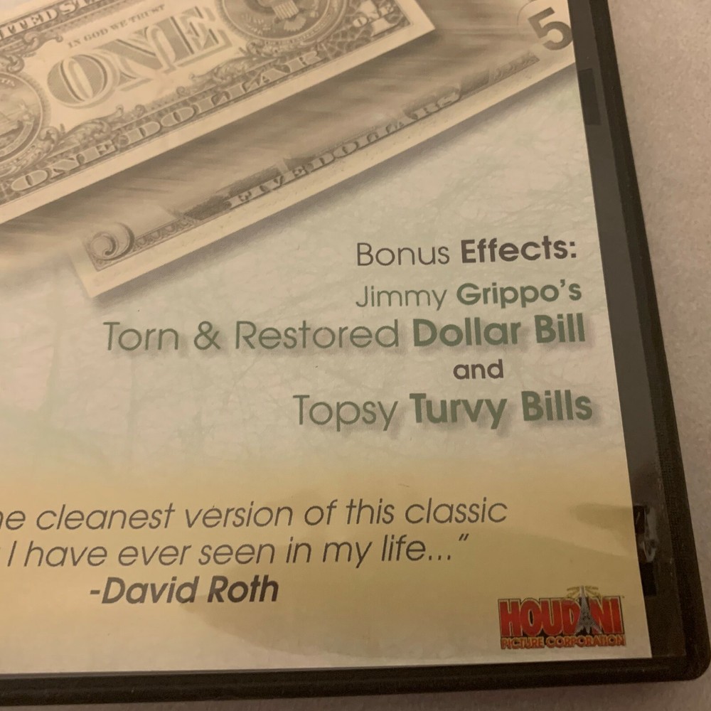 Magic Trick - DVD - Ultimate Slow Motion Bill Transposition - Roger Klause