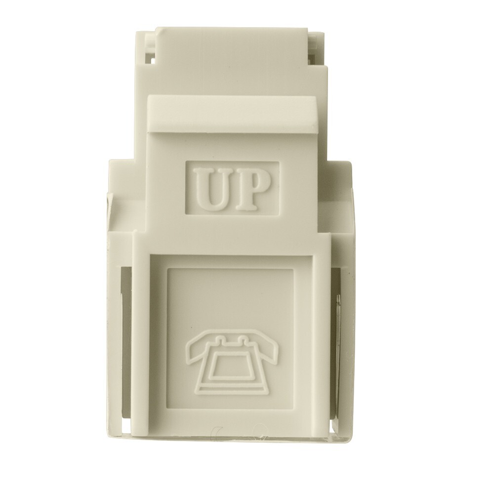 Skywalker Keystone RJ-11 Phone Jack Insert (Light Almond)