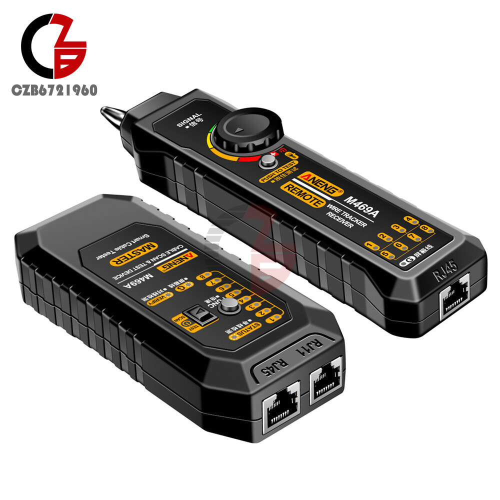 ANENG M469A Multifunctional Network Cable Tracker Networking Analyzer RJ11/RJ45