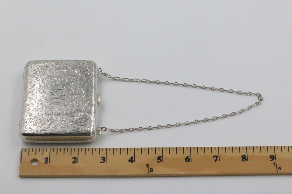 Tiffany & Co. Sterling Silver Compact/Cigarette Case Monogrammed LOS