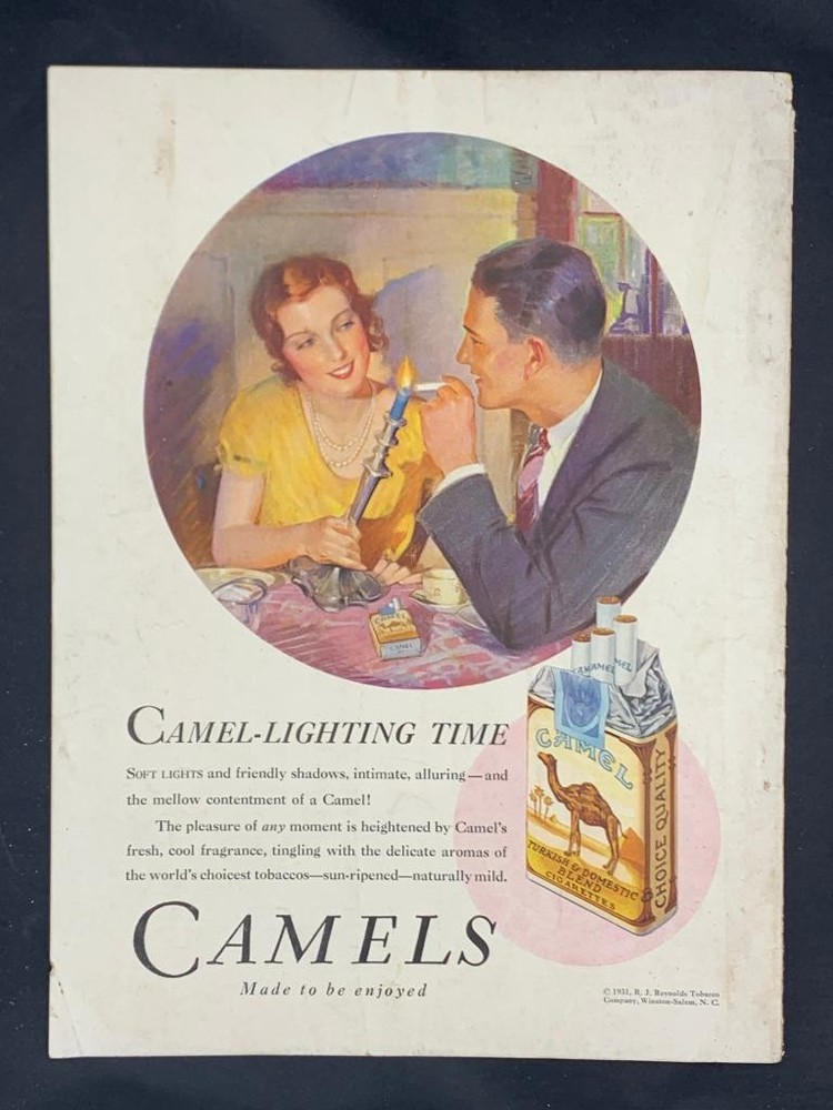 Magazine Ad - 1931 - Camel cigarettes