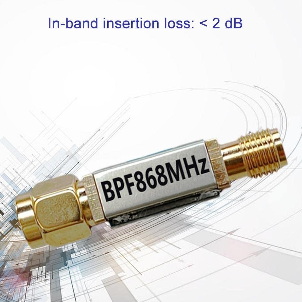 Bandpass Filter 1dB Bandwidth Light Weight Low Insertion Loss Reduce Noise
