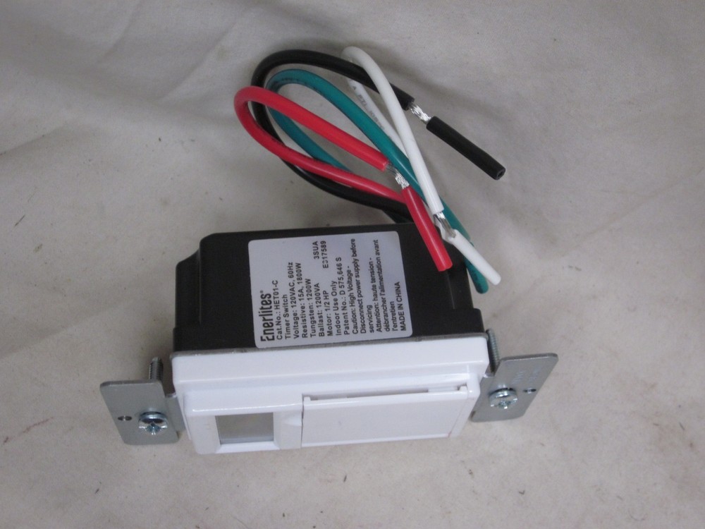 Enerlites Cat.No.: HET01-C Timer Switch electrical control base unit only
