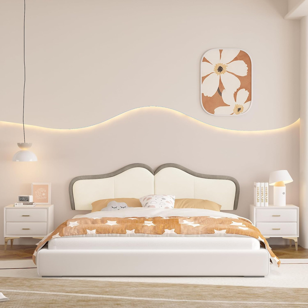 Headboards King Size Headboard for Adjustable Bed Head Board Panels, Upholstered
