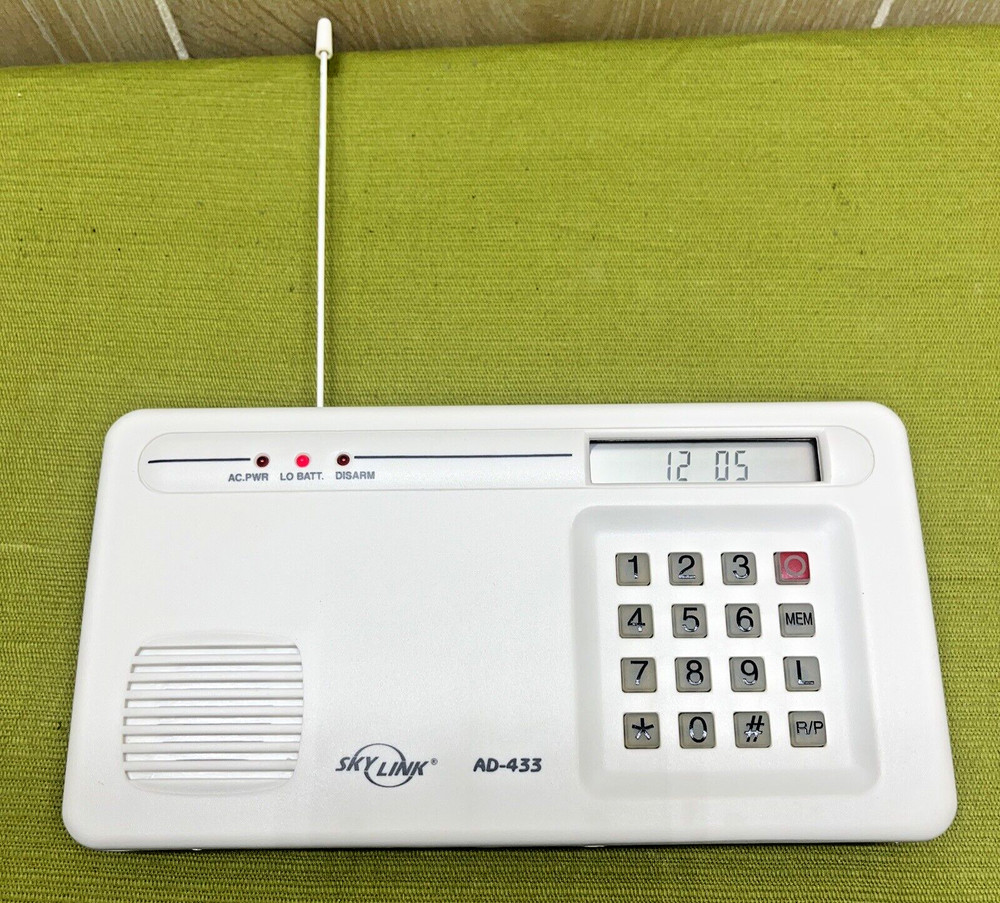 SKY-LINK DIAL-ALERT AD-433 EMERGENCY DIALER VOICE PHONE DIALER PROGRAMMABLE