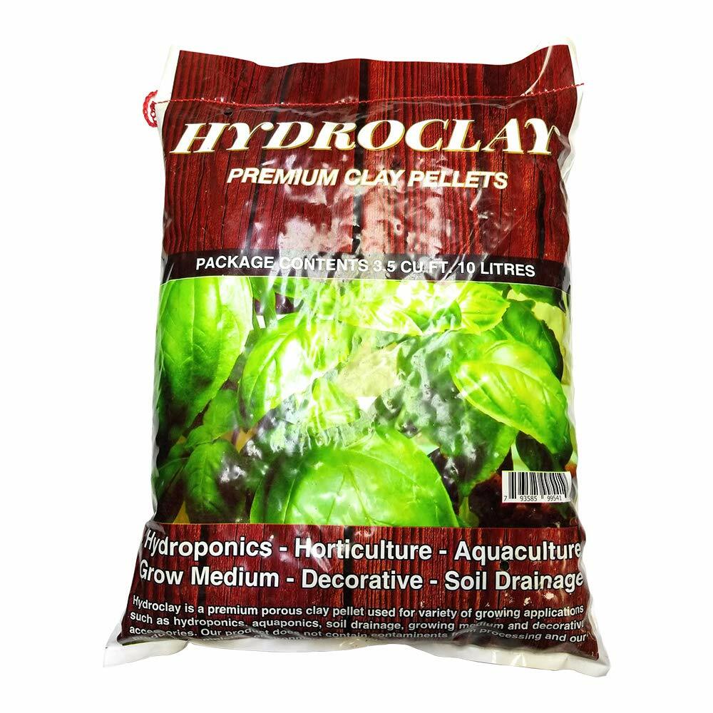 Hydroclay Premium Hydroponics Clay Pellets Substrate 10 Litres