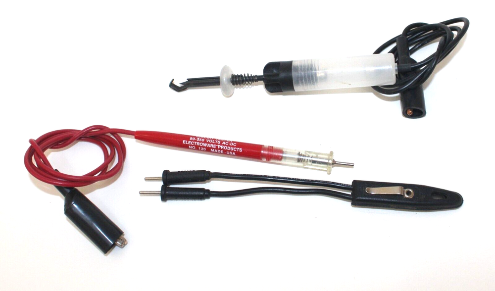 Lot of 8 Pocket Electrical/ Volt testers various brands