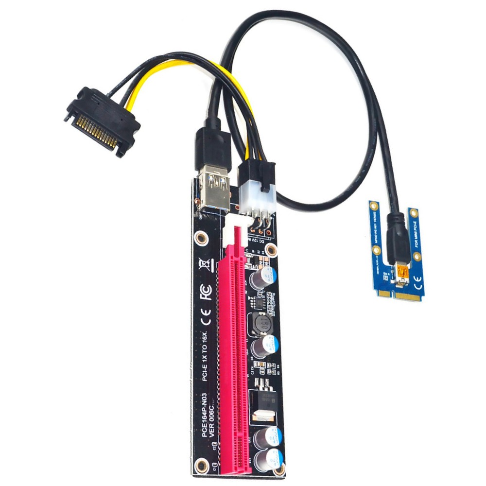 External PCI-E Discrete Graphics Card Mini PCI-E Connected To 16X Adapter Card