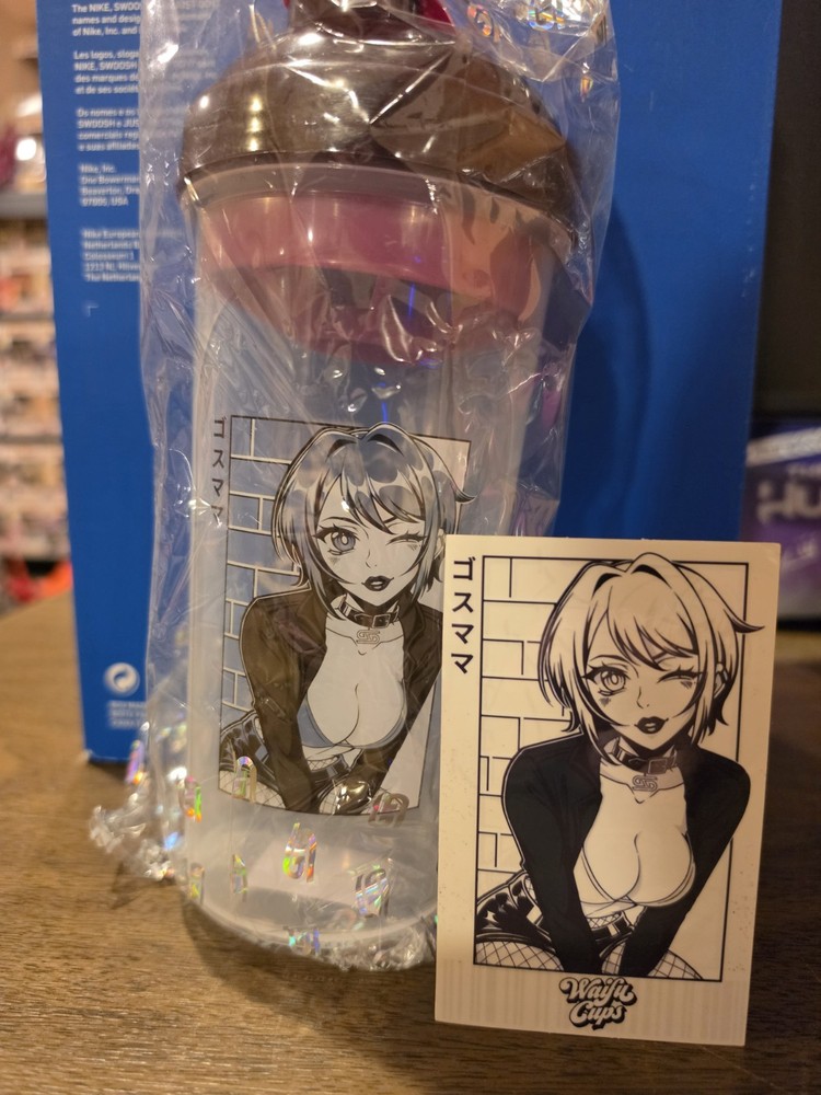 GamerSupps Waifu Cup Senpai Problems With Sticker *Open Plastic*