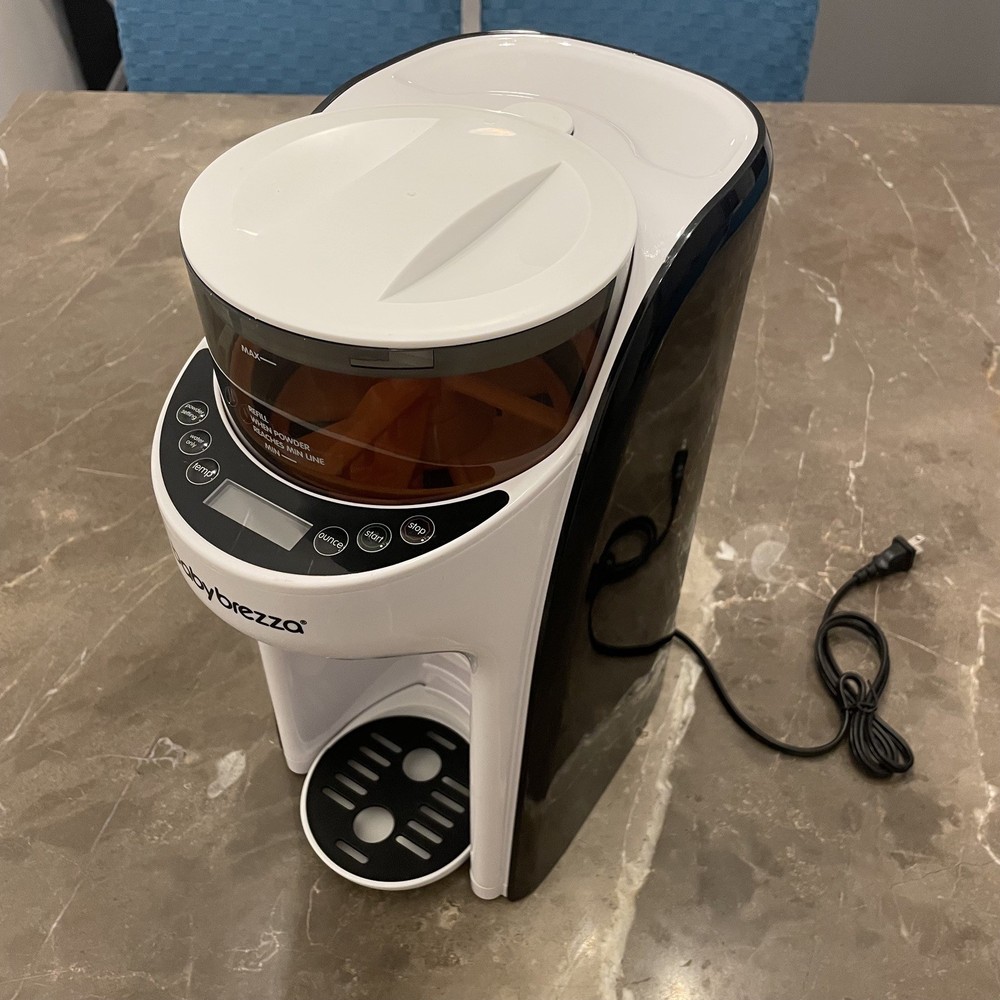 Baby Brezza Formula Pro Advanced Mixing System White Tested Working Fairy New