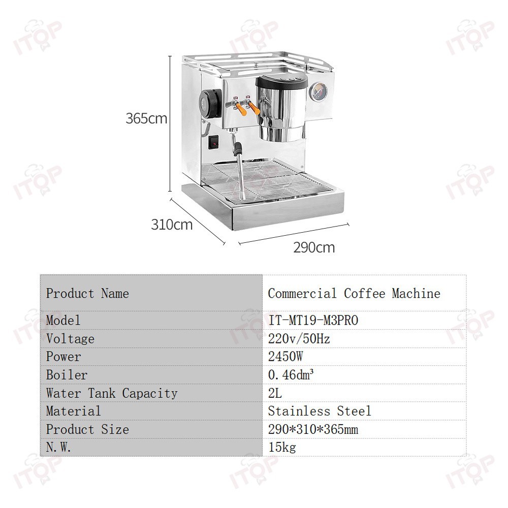 Commercial Coffee Machine 1 Group Espresso Maker