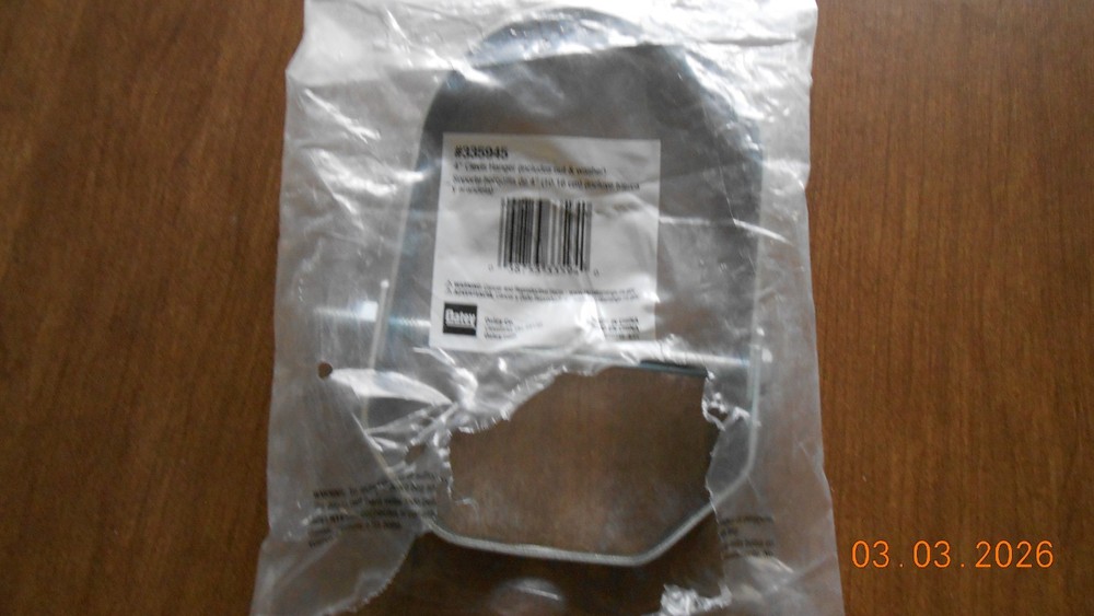 Oatey 4" Clevis Hanger 335945 New
