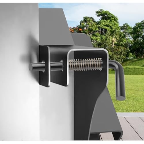 2PCS 9/16" Trailer Gate Latch Kit with 2 Springs+2 Roll Pins,Heavy Duty