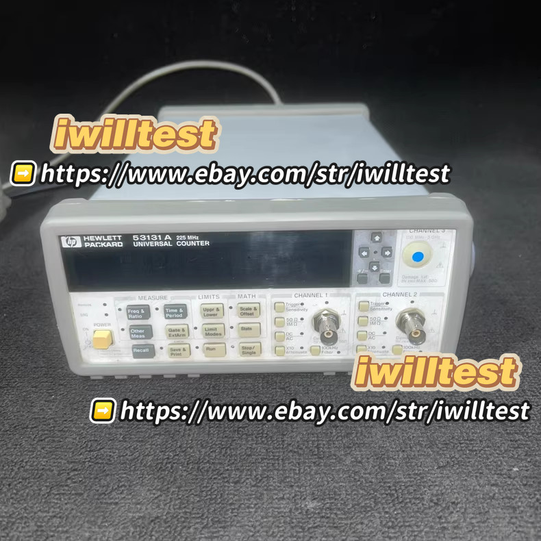 1PCS HP 53131A 3CHANNEL Universal Frequency Conter*IW