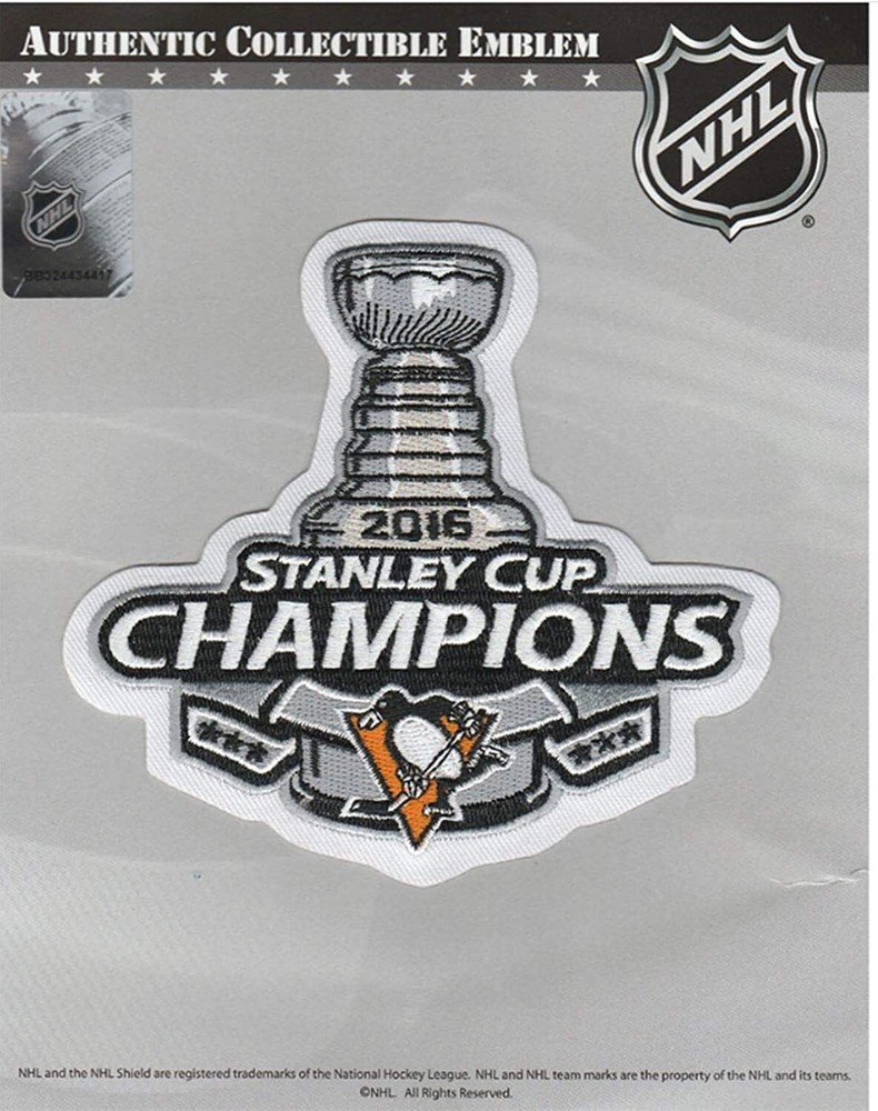 NHL 2016 Stanley Cup Champions Patch Pittsburgh Penguins