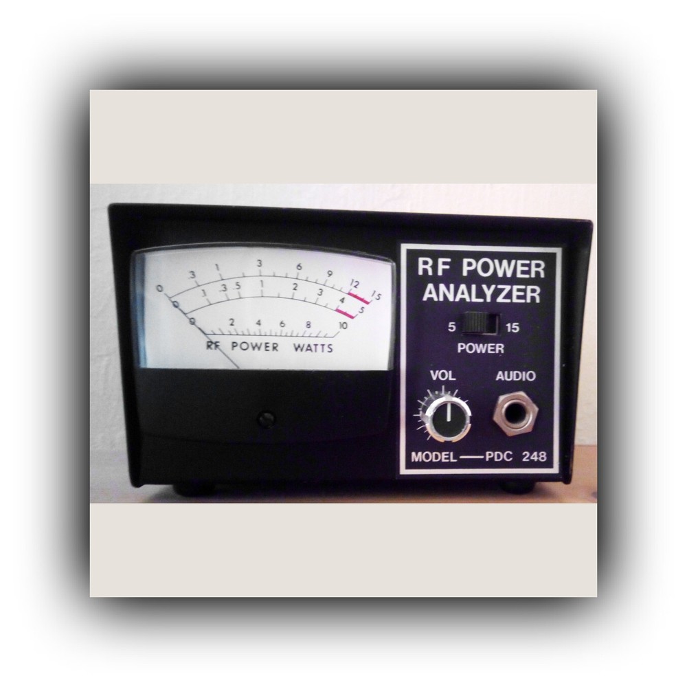 Vintage Analog RF Power Analyzer Para Dynamics Model PDC 248