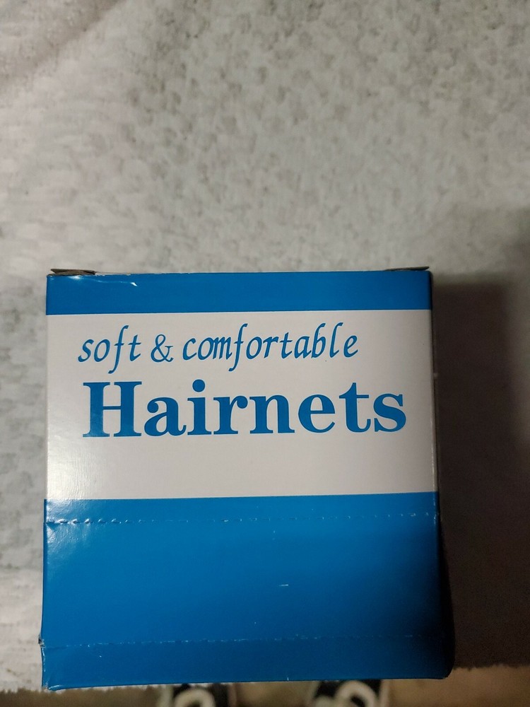 Disposable Hairnets, Nylon, Large, White, 100/Pack