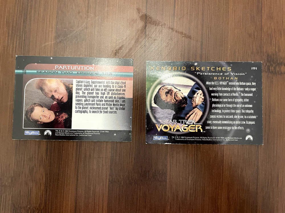 Playbox Star Trek Trading Cards - Random Singles