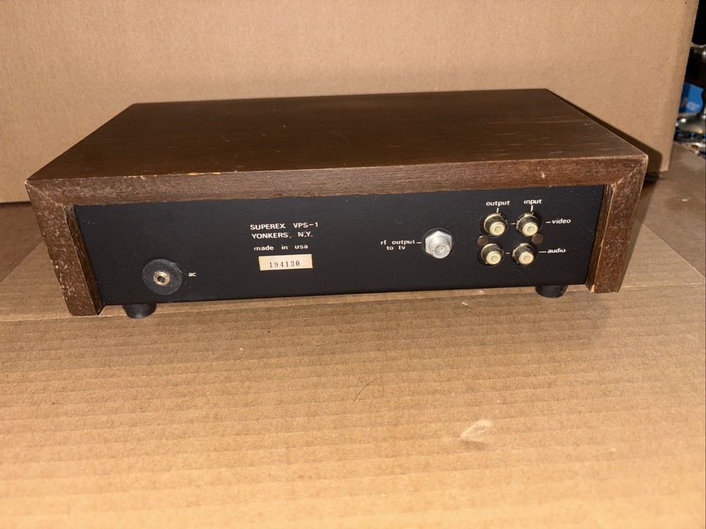VINTAGE SUPEREX VPS-1 ENHANCER STABILIZER RF CONVERTER COMPONENT RARE Nice!