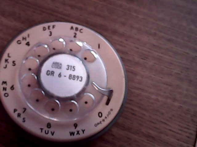 W.E Rotary Phone Dial,For Parts