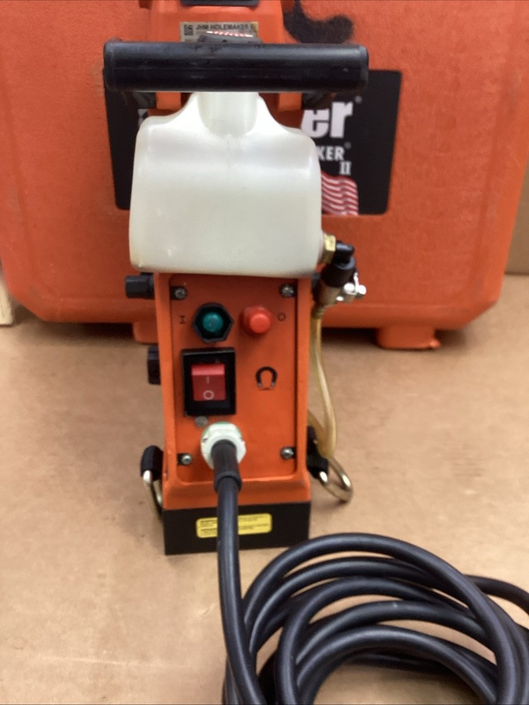 JHM Slugger Holemaker II Magnetic Drill With Case And Bits