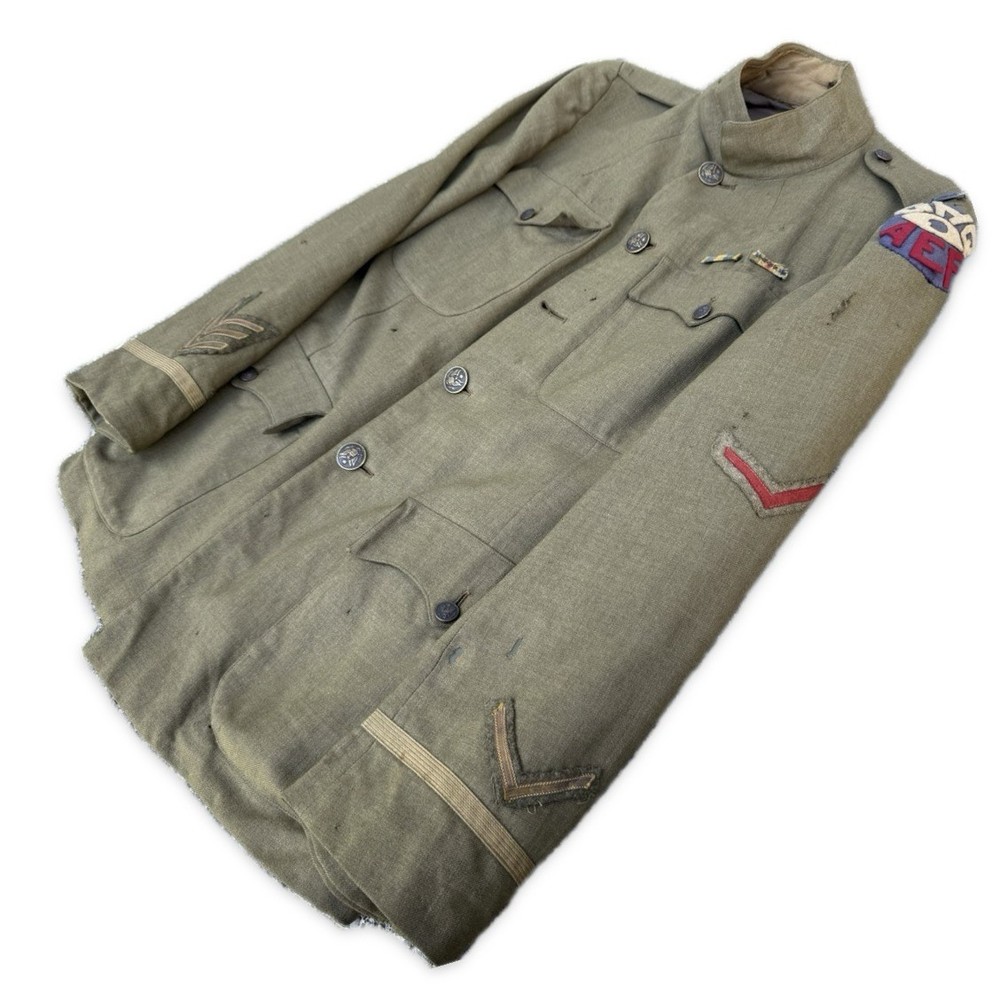 WW1 Officers Uniform Grouping ID’d GHQ AEF Intelligence