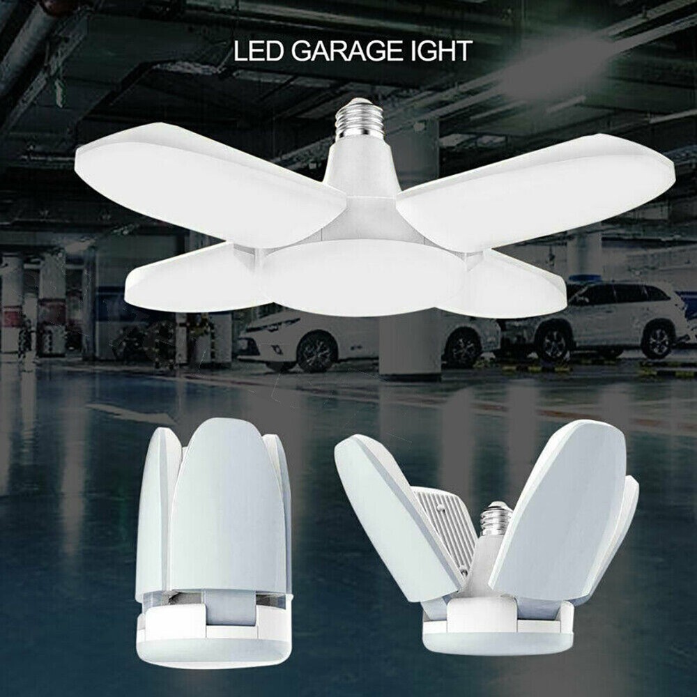 6000000LM LED Garage Light Super Bright Work Ceiling Lights Deformable Bulb WD