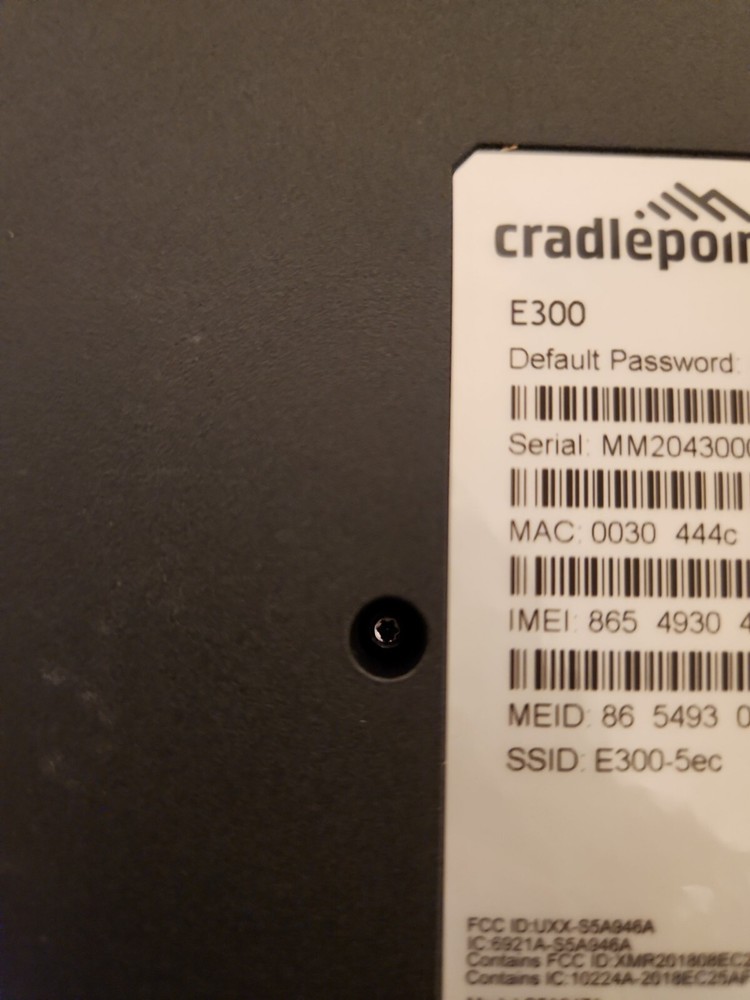 Cradlepoint E300 Series Router 300 Mbps