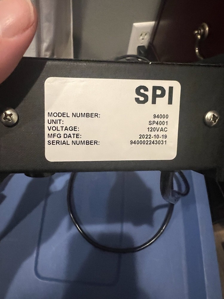 SPI westek 94000 workstation Ionizer