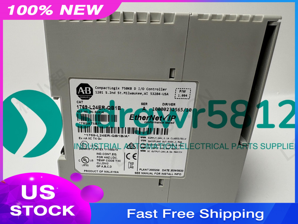 Brand new 1769-L24ER-QB1B CompactLogix 5370 Ethernet Controller with Box /