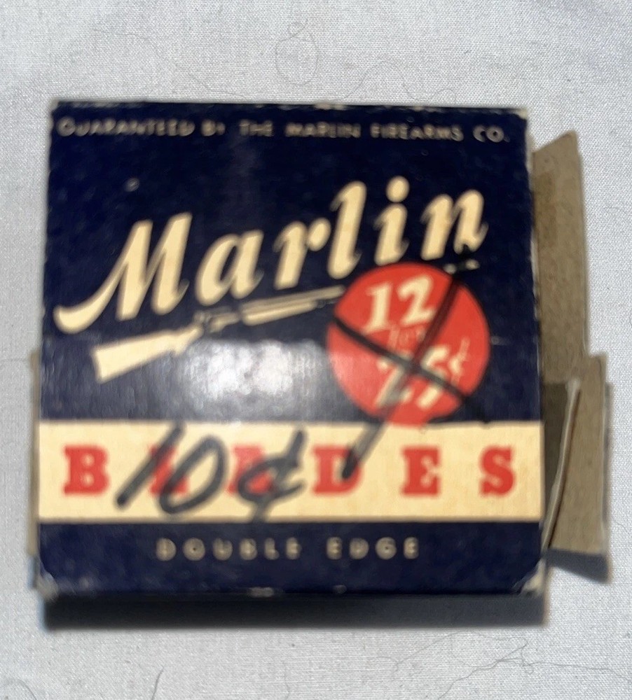 Vintage Marlin Firearms Co. Double Edge Box