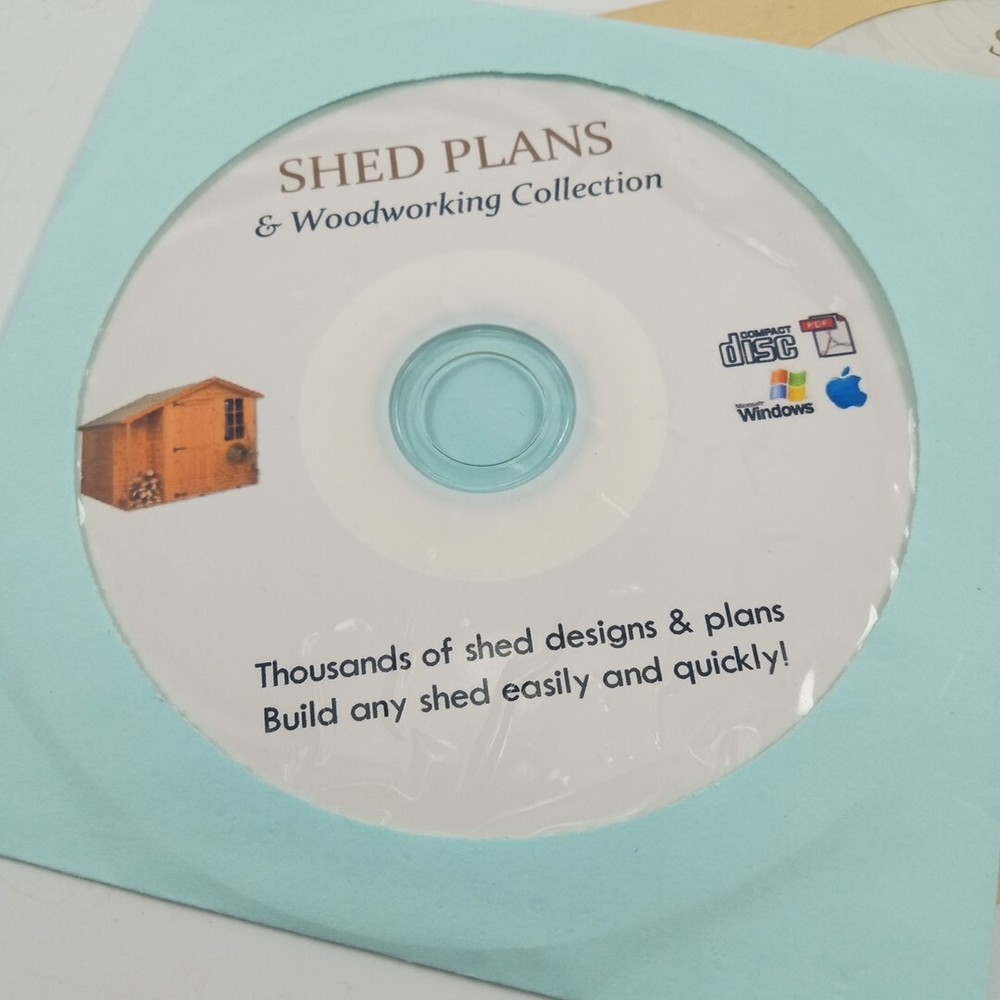 Woodworking Collection : Shed Plans 1 & 2 For PC