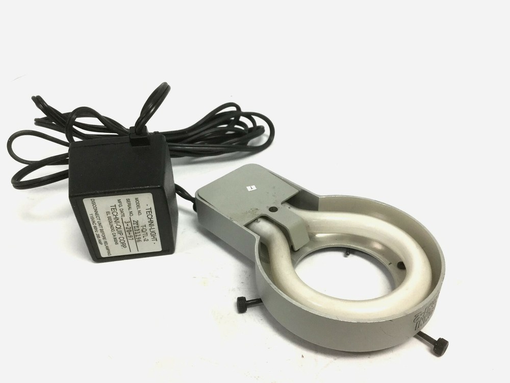 Techni-Quip TL-2 Techni Light-2 Fluorescent Microscope Ring Illuminator 115VAC