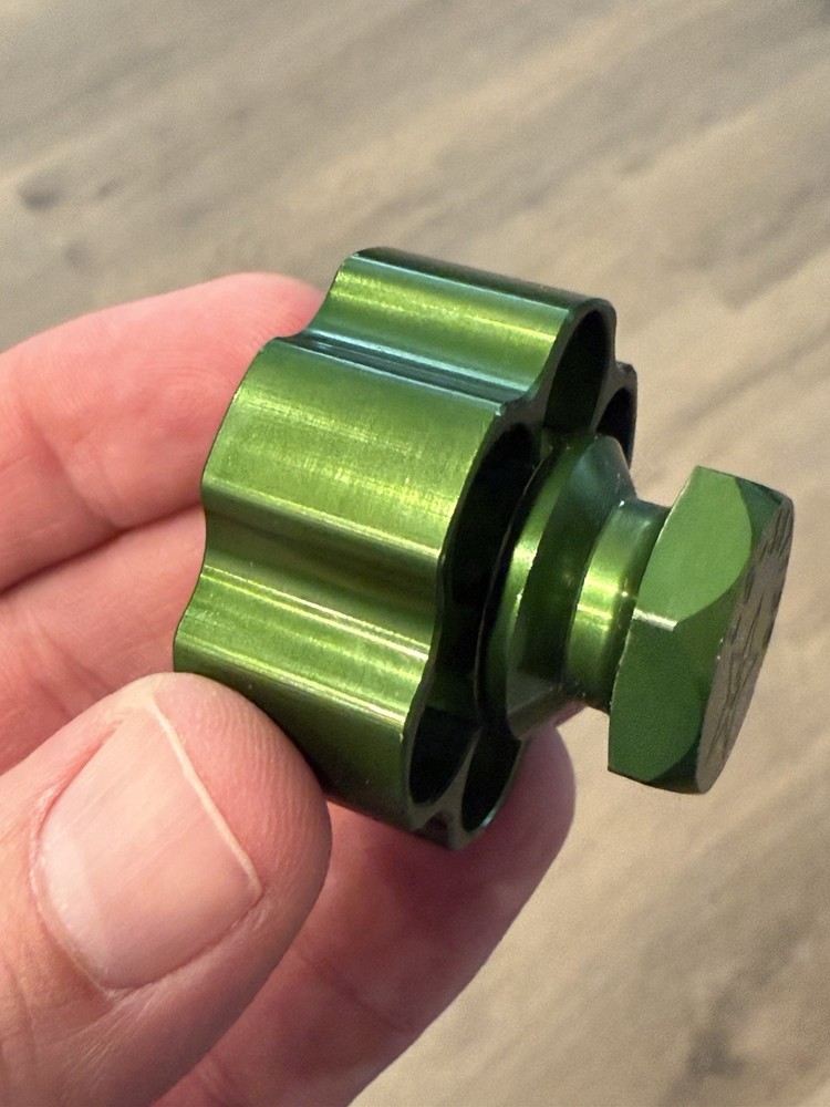 Green Anodized Aluminum Speedloader S&W 586, 686, GP100, Python; L6-357/38